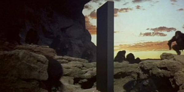 The mysterious monolith in 2001: A Space Odyssey