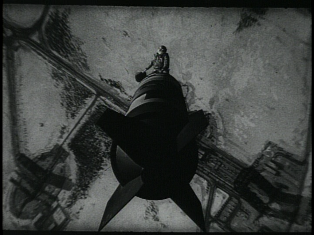 Major Kong casually riding a nuclear bomb in Dr Strangelove...